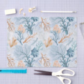 ブルー海マリンシーコーラル 薄葉紙 (クラフト)