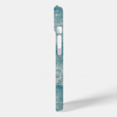 ブルー海夏ビーチ波 Case-Mate iPhoneケース (裏面 / 左)