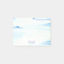 ブルー海抽象芸術アーパーソナライズされたト名