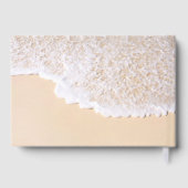 ブルー海波熱帯ビーチ結婚式 ゲストブック (裏面)