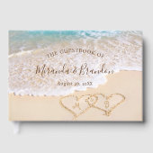 ブルー海波熱帯ビーチ結婚式 ゲストブック (正面)
