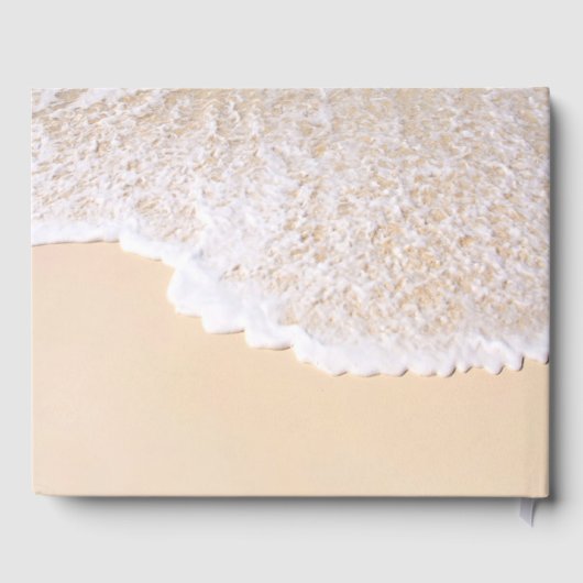 ブルー海波熱帯ビーチ結婚式 ゲストブック (裏面)