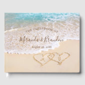 ブルー海波熱帯ビーチ結婚式 ゲストブック (正面)