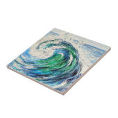 ブルー海波 タイル (側面)