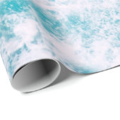 ブルー海波 ラッピングペーパー (ロールコーナー)