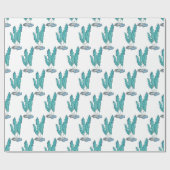 ブルー海藻サンダー_コーブ ラッピングペーパー (フラット)