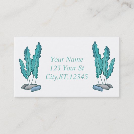 ブルー海藻サンダー_コーブ 名刺 (正面)