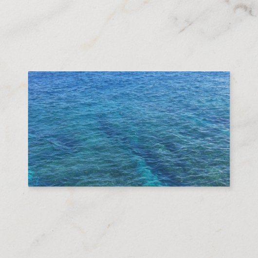 ブルー海魚釣りガイド魚釣り憲章 名刺 (裏面)