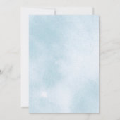 ブルー海&サンディビーチブライダルシャワーバイメール 招待状 (裏面)