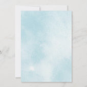 ブルー海&サンディビーチリハーサルディナー 招待状 (裏面)