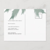 ブルー海&サンディビーチ海岸線移動 案内ポストカード (裏面)