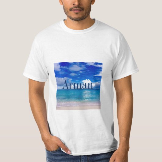 ブルー海&スカイ | グルーミング | Tシャツ (正面)