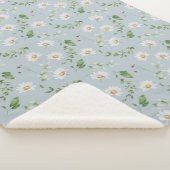 ブルー淡い色のシェルパブランケット シェルパブランケット (3/4)