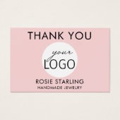 ブルー淡い色のジュエリーロゴ (正面)