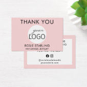 ブルー淡い色のジュエリーロゴ (デスク)