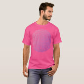 ブルー淡い色のドット – カール・サガン Tシャツ (正面フル)