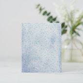 ブルー淡い色のフローラスクラップブック紙 (スタンド正面)