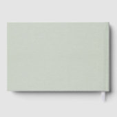 ブルー淡い色のリフェイクネン50th誕生日ゲストブック ゲストブック (裏面)