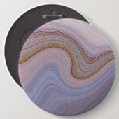 ブルー渦巻形のストライプブトン 缶バッジ (正面&裏面)