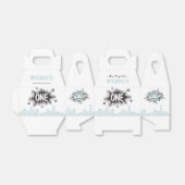 ブルー漫画ブックスーパーヒーローゲーブルビーフボックス フェイバーボックス (折り畳みなし)