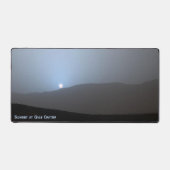 ブルー火星の夕日 デスクマット (正面)