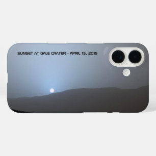 ブルー火星の夕日 iPhone 16ケース