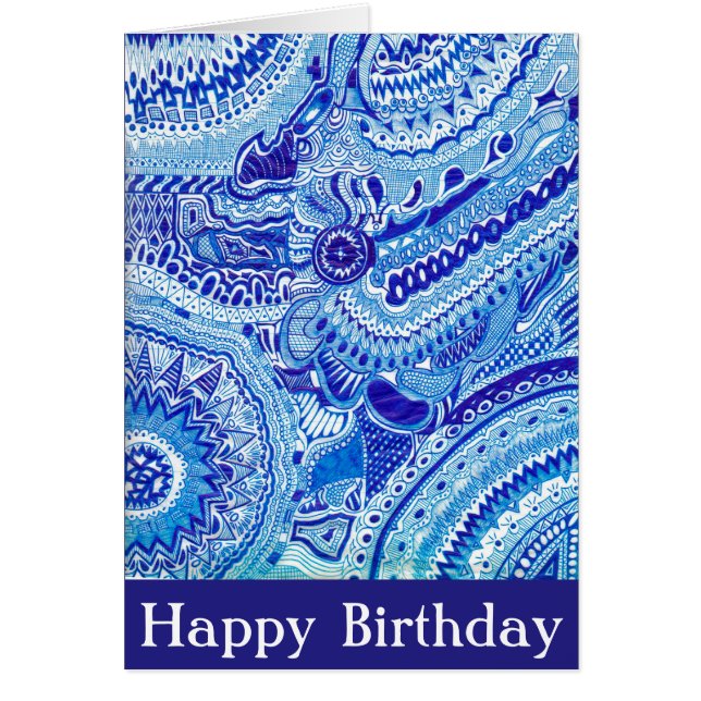 ブルー王室のとホワイトミンのスタイル誕生日 (正面)