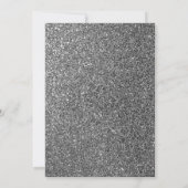 ブルー王室のエレガントウェディング披露宴招待状 招待状 (裏面)