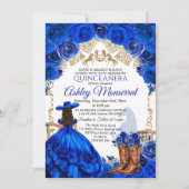 ブルー王室のカウボーイキンセアニラ招待状15アニョス 招待状 (正面)