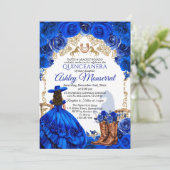 ブルー王室のカウボーイキンセアニラ招待状15アニョス 招待状 (スタンド正面)