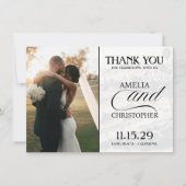 ブルー王室のカリフォルニアパスポート サンキューカード (正面)