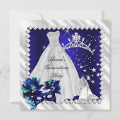 ブルー王室のキンセアニェラ15th仮装パーティー 招待状 (正面)