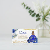 ブルー王室のキンセアニラ詳細カード エンクロージャーカード (スタンド正面)