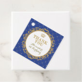 ブルー王室のクラウンプリンスサンキューボーイズ誕生日 フェイバータグ (インサイチュ)