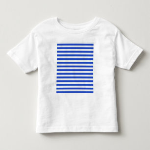 ブルー王室のコンビストライプュレーションby Shirley Taylor トドラーTシャツ