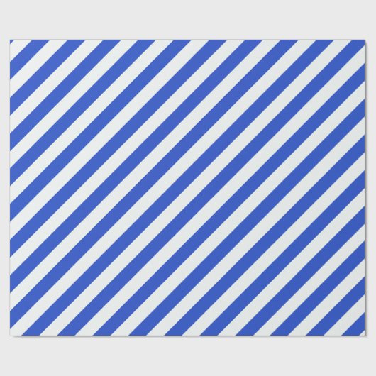 ブルー王室のコンビストライプュレーションby Shirley Taylor ラッピングペーパー (フラット)