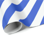 ブルー王室のコンビストライプュレーションby Shirley Taylor ラッピングペーパー (ロールコーナー)