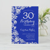 ブルー王室のシルバーバラ30歳の誕生日パーティー 招待状 (スタンド正面)