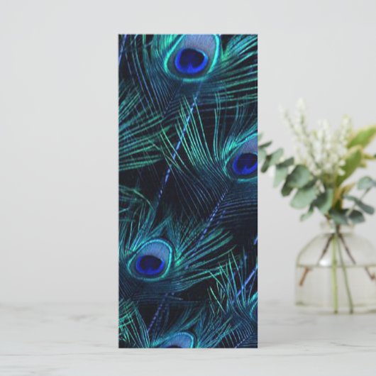 ブルー王室のシルバーピーコック結婚式 プログラム (スタンド正面)