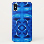 ブルー王室のスiPhone Xケース Case-Mate iPhoneケース (裏面)