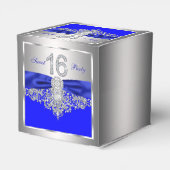 ブルー王室のダイヤモンドスウィート16 フェイバーボックス (裏面サイド)