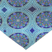 ブルー王室のテーブルランナー ショートテーブルランナー (コーナー)