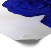 ブルー王室のバラシック非詰結婚着式 ポスター (角)