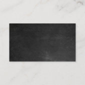 ブルー王室のバラチョークボード秋の結婚式テーブル プレイスカード (裏面)