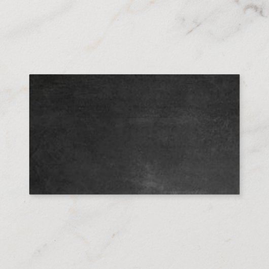 ブルー王室のバラチョークボード秋の結婚式テーブル プレイスカード (裏面)