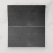 ブルー王室のバラチョークボード秋の結婚式テーブル プレイスカード (内部開封)