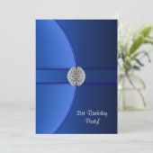 ブルー王室のバースデーパーティー 招待状 (スタンド正面)