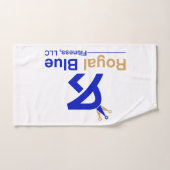 ブルー王室のフィットネスタオル ハンドタオル (ハンドタオル)