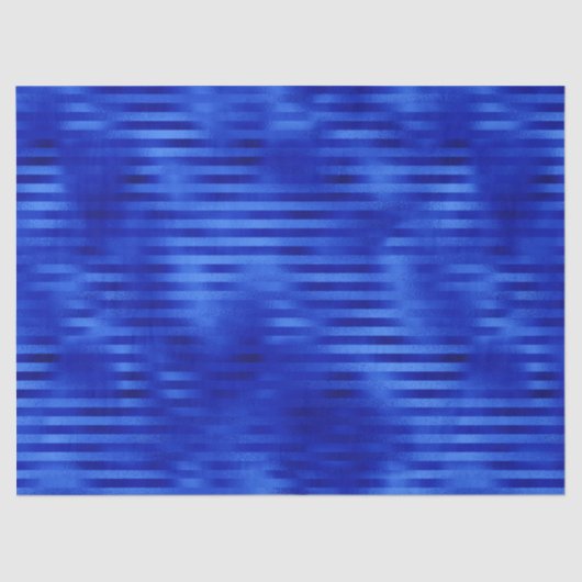 ブルー王室のフォイルストライプのハヌカー 薄葉紙 (正面)