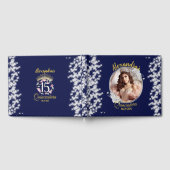 ブルー王室のフォトヴィンテージボホキンチェニェラスペインの ゲストブック (全面)